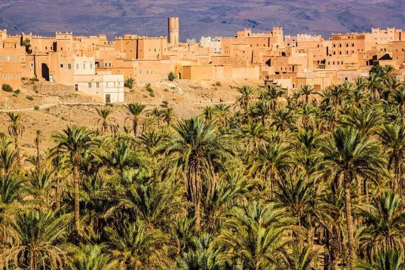 Kasbah village of Nkob in southern Morocco